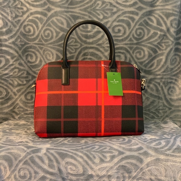 NWT KATE SPADE BRIDGEWATER STREET PLAID RACHELLE - Picture 6 of 7